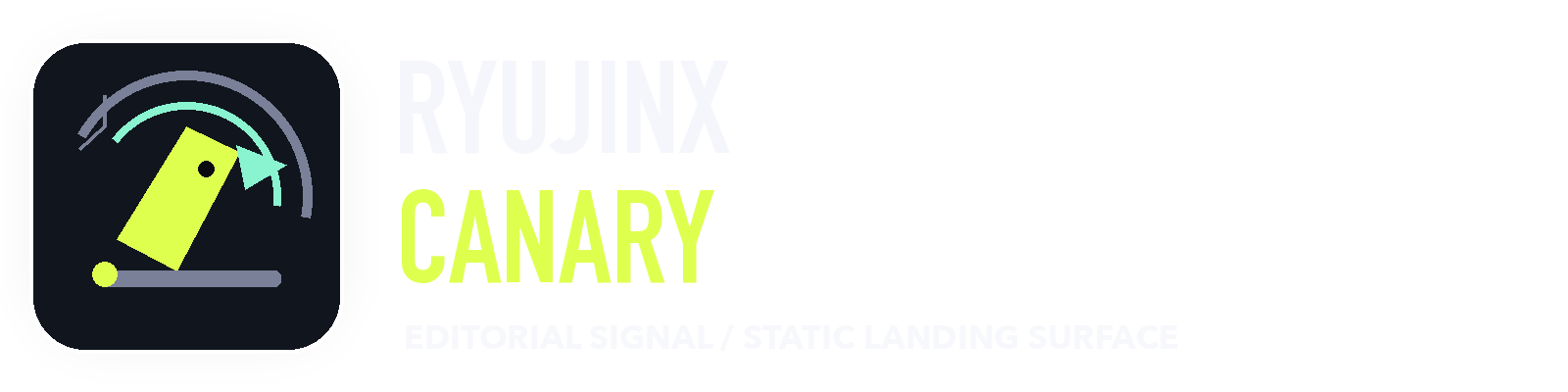 Ryujinx Canary wordmark